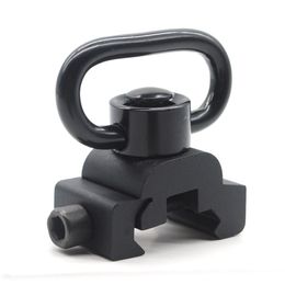 Picatinny Sling Mount, 1.25'' inch QD Sling Swivel With 20mm Picatinny Rail Mount Base Quick Detach Rail Mount Kit