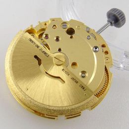 Watch Repair Kits Japan Genuine Miyota 8215 / 821A Automatic Movement Yellow Gold Colour Date Display High Accuracy NO Hacking Second Tools &