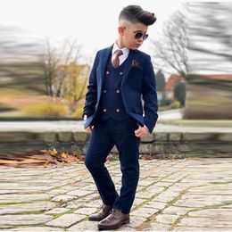 Men's Suits Boys Suit Wedding Easter Party Prom Tuxedo Flower Children Graduation Dress Teenager Church Costume Blazer Pants