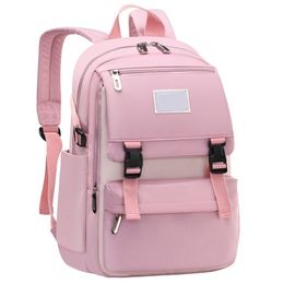 School Bags Fashion School Bags For Teenage Girls Waterproof Big Schoolbag Children Backpack Book Bag Kids School Backpack Teens 230324
