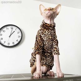 Cat Costumes DUOMASUMI Sphynx Cat Clothes Baby-Fabric Bottoming Shirt Hairless Cat Outfits Costume Sphynx Apparel Hairless Cat Apparel AA230324