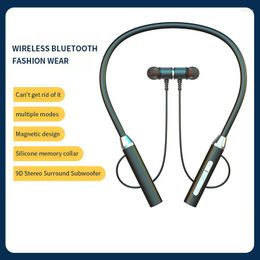 Neck-Mounted Hanging Neck Bluetooth Headset Wireless Ultra-Long Standby Sports