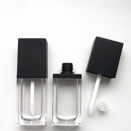 Storage Bottles 8ml Empty Clear Lip Gloss Tint Tubes Matte Cap Liquid Makeup Packaging Nail Polish Container For Travel