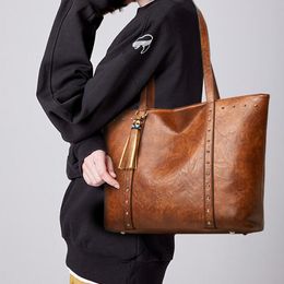 HBP Fashion Tote Bag Outdoor Handbag High Capacity PU Solid Colour Women's Bag