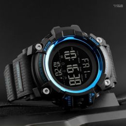 Wristwatches Men Watch Time Calendar Luminous Sporty Countdown Timer Large Dial Wristwatch Birthday Gift Moun22