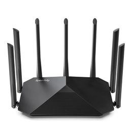 AC2100 Smart WiFi K7 Router Dual Band Gigabit Wireless IPv6 for Home Gaming 4x4MU-MIMO 7x6dBi External Antennas Strong Signal