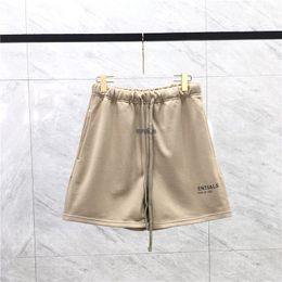 Reflective High Street Shorts Mens Casual Sports Pant Loose Oversize Style Drawstring Short Pants Trend Designer ALI