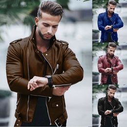 Men's Leather Faux Luxury Winter Genuine Moto Bomber Pilot Jacket Coat Natural Clothing Male 230324