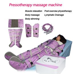 Professional Pressotheray Lymphatic Drainage Machine Purple Color Air Pressure Body massage Body slimming Sports Recovery Suit