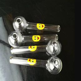 Hookahs Smile straight burner Wholesale glass bongs, glass hookah, smoke pipe accessories