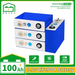 New 3.2V Lifepo4 100Ah Battery Akku DIY Rechargeable Battery Pack solar cell batteri Pack for RV outdoor solars energy Golf cart