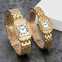 Luxury couple watches are made of high quality imported stainless steel quartz ladies elegant noble diamond table 50 meters waterproof rebirth wristwatch