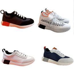 women luxury depart bouncing sneakers designer trainers knit leather low top platform shoes with box 35-46 no439