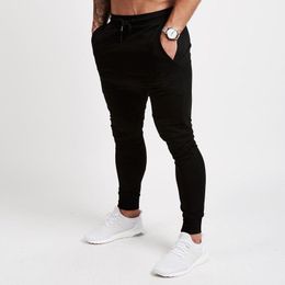 Men's Pants Fitness joggers pants men Gym Bodybuilding clothing cotton sweat Pencil trousers Workout sweat 230324