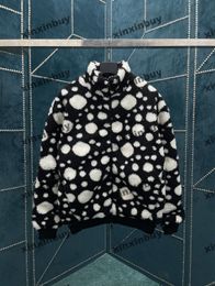 xinxinbuy Men designer Coat Jacket Hoodie Paris Plaid dots flowers plants long sleeve women black khaki blue Grey XS-XL