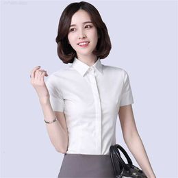 Concealed one shoulder top Door Flap Anti Light Off No Iron Women's Fashion Cool Style Shirt Korean Autumn Summer Long Sleeve yellow blouse