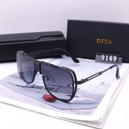 New DITA sunglasses 9169 men's and women's same fashion trend casual eyeglass uv400 sunscreen metal sunglasses