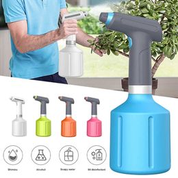 Sprayers 900ML Small Electric Sprayer USB Rechargeable Automatic Watering Fogger Spray Bottle Household Can Gardening Tools P230310