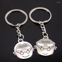 Keychains Keychain Couple Customizable Fashion Metal Latest Gifts Love Eternity Gothic Style Pairs Zinc Alloy