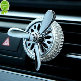 New Creative diamonds Rotatable Air Force A solid perfume vehicle to invest air Vent Clip Automatic decontamination Air conditioning Accessorie
