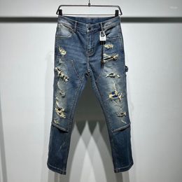 Men's Jeans P03466 Fashion Men's 2023 Runway Luxury European Design Party Style Clothing