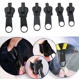 New 6pcs Instant Zipper Other Arts and Crafts Universal Instant Fix Zipper Repair Kit Replacement Zip Slider Teeth Rescue New Design for DIY Sew