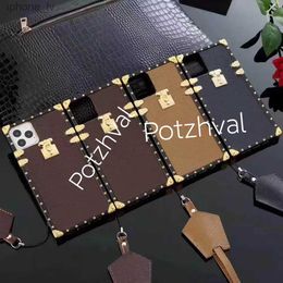 Luxury Classic Phone Cases For iPhone 14 Plus 13 12 11 Pro Max Xs Xr X SE 2022 7 Plus 8 Designer Square Case