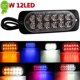 New LED Lights for Car Strobe Warning Light Grill Flashing Breakdown Emergency Light 36W 6500K Truck Trailer Beacon Lamp Side Light