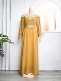 Ethnic Clothing African Evening Dresses For Women Musulman Robe Djellaba Muslim Fashion Dubai Abaya Turkey Party Long Dress Islam