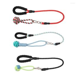 Dog Collars 68UE Cotton Rope Puppies Oral Toy Dogs Traction Multi-color Shoes Accessories Small Medium-sized Training