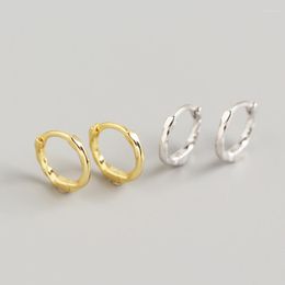Hoop Earrings NBSAMENG 925 Sterling Silver Korean Twine Simplicity Light Luxury Ins Charm Jewellery For Women Girl Wedding Drop