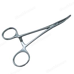 1pc Stainless Steel Hemostatic Forceps Surgical Tool Hemostat Locking Clamps Fishing Pliers Curved/Straight Tip