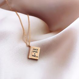 Pendant Necklaces Ins Wind Alloy Necklace Metal Love Letter Ladies Participate In The Banquet Temperament Fashion Accessories