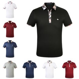 Designer men Polos luxury polo shirt summer commerce Short sleeve logo embroidery advanced leisure T-shirt top outdoors movement t shirt