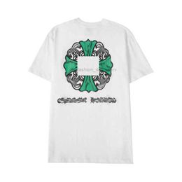 CH Luxury T-shirt Fashion Men's t Shirt Brand Tops Tees Men Women Sanskrit Letter Sweatshirts Short Sleeve Horseshoe Designer Couple T-shirts Cross Unisex Shirts Rwjg