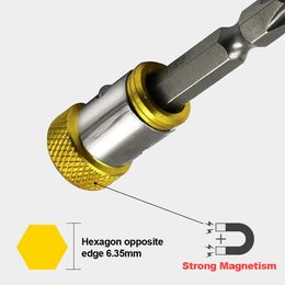 Magnetic Bit Holder Alloy Electric Ring Screwdriver Head Anti-Corrosion Strong Magnetizer for PhillipHome repair tools