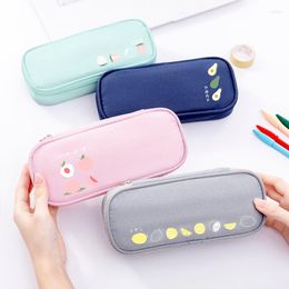 Kawaii Pencil Cases Creative Student Stationery Simple Large-capacity Bag Multifunctional Organizer School Supplies Gift