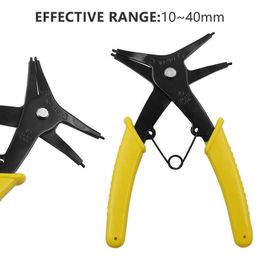 2 in 1 Snap Ring Plier 4 Way Type Circlip Pliers Multifunctional Professional Hand Tool