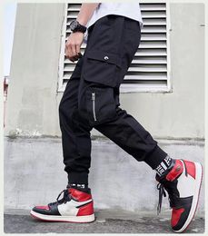 Mens Designer Cargo Pants With Pockets Long Trouser For Male Style Overall Streetwear High Street Sweatpant Vintage Capris Leggings