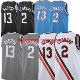 stitched Kawhi Leonard 2# Paul George 13# Jerseys Jackson Mann Batum Powell John Wall Morris Jerseys 2023-2023 New Season Jersey Men Basketball