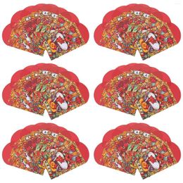 Gift Wrap 40 Pcs Year Money Pockets Pocket Wallet Red Chinese 2023 The Tiger Packet Cute Hong Bao