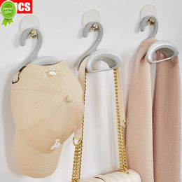 New Wardrobe Bag Tie Hanger Hook Multfunction Closet Clothes Handbag Organizer Rack Rod Hanging Storage Rack Hat Scarves Shelf Stand