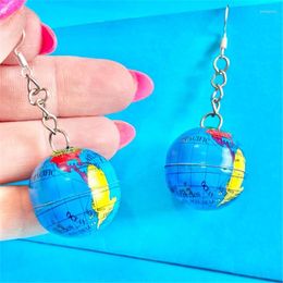 Dangle Earrings The Globe Hanging Are Funny Fashionable And Weird Jewellery Which Is Suitable For Women's Novel Give Her Gift