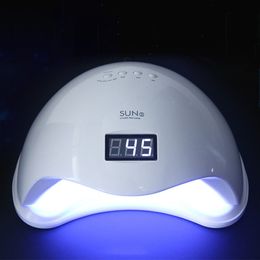 Nail Dryers Professional UV Lamp 48W Sun 5 Gel Dryer Curing Light Manicure Pedicure LED 230325