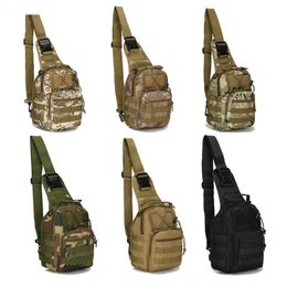 Waist Bags Chest Crossbody Bag Men Tactical Hiking Outdoor Shoulder Military Wear Resistant Oxford Climbing Tool