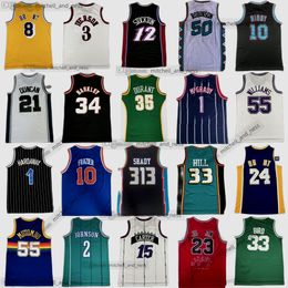 Shady 313 Eminem Jersey Classic Retro Basket Scottie Pippen Shareef Abdur-Rahim Dwyane Wade Bill James Russell Yao Isiah Ming Thomas Tyrone Muggsy Bogue