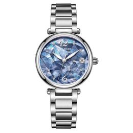 Wristwatches Reef Tiger/ RT Fashion Diamond Luxury Dress Watch Stainless Steel Bracelet Automatic Waterproof RGA1584