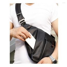 Waist Bags Fashion Multi-function Chest Package His Pockets Men's Digital Storage Gun Bag Anti-theft