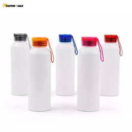 750ml Sublimation Sippy Kids Cup Water tumblers Flip Straw Aluminum Mugs Drinking Bottle Children Gift Colorful Silica Gel Modern Simplicity RRA
