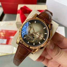 With original box Mens Watch Automatic Mechanical Watches 40mm Sapphire Waterproof 2813 Leatherwear Montre de Luxe Business Wristwatches 88